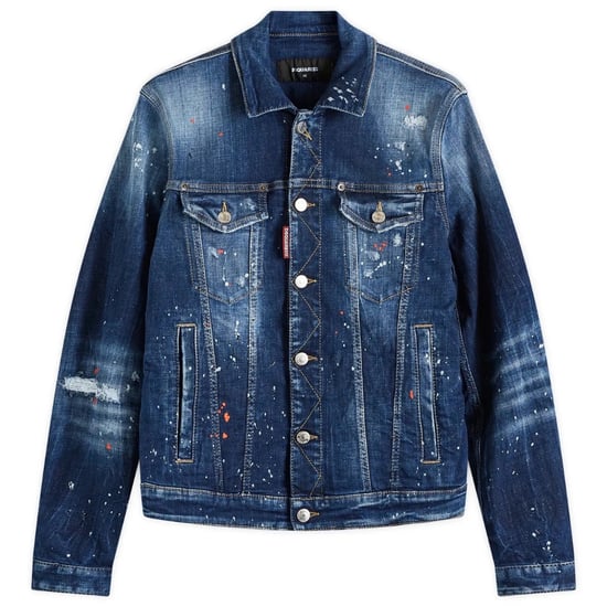 Dsquared2 Dan Marineblauw Jeansjack - Image 1