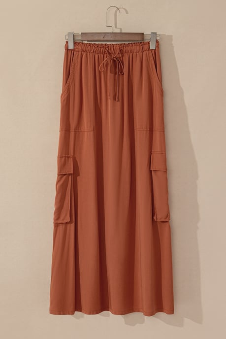 Cargo Pocket Maxi Skirt - Image 5