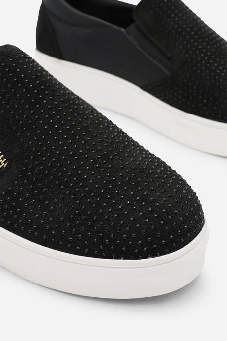 Where's That From Womens 'Galia' Zip detail Trainer with Diamante Toe - Image 4
