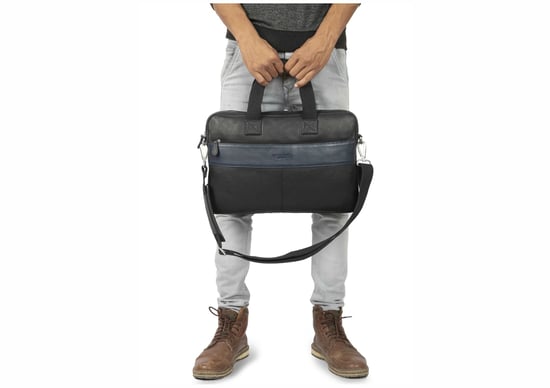 Silver Street London Walter Laptop Bag Mens Bag Blue - Image 6