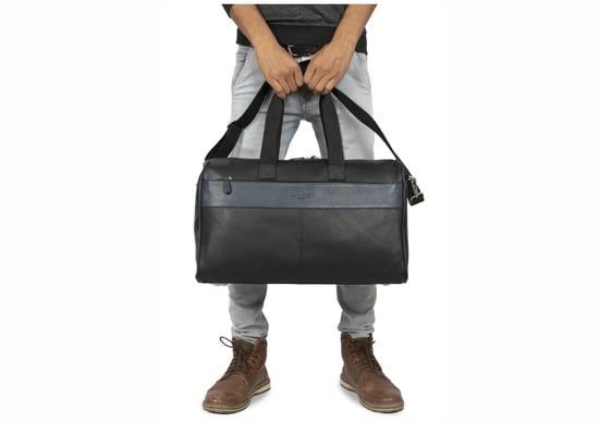 Silver Street London Walter Holdall Mens Bag Blue - Image 6