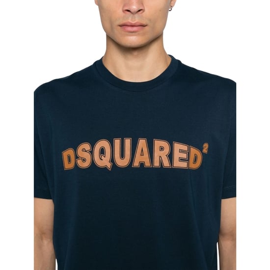 Dsquared2 Cool Fit Blue Navy T-shirt - Image 6