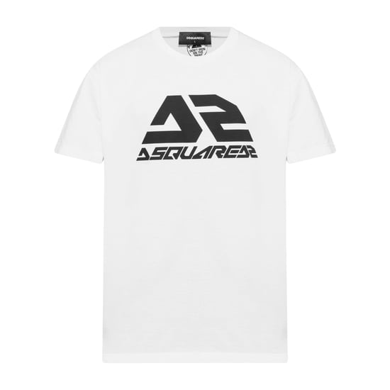 Dsquared2 Bold Logo Cool Fit White T-shirt - Image 1