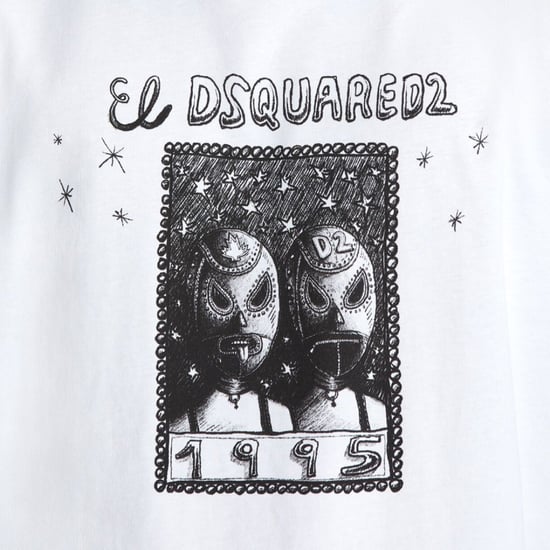 Dsquared2 Cartoon El Dsquared2 Design Wit T-shirt - Image 2