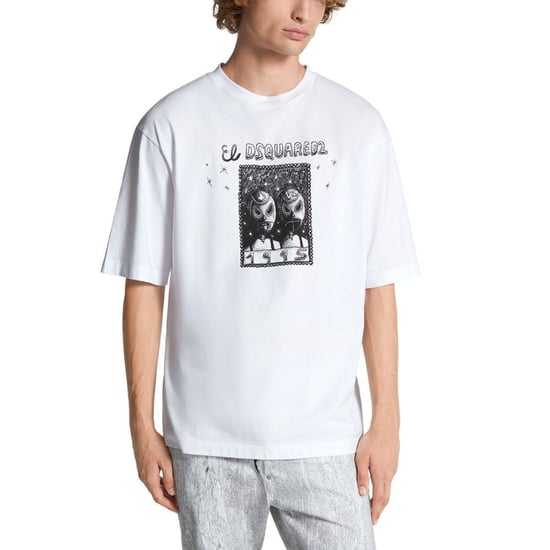 Dsquared2 Cartoon El Dsquared2 Design Wit T-shirt - Image 3