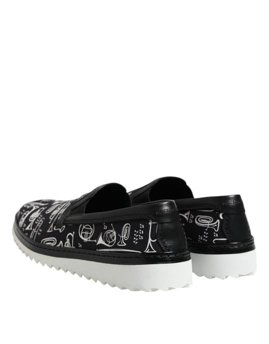 Afdruk Canvas Slipon Loafers - Image 5