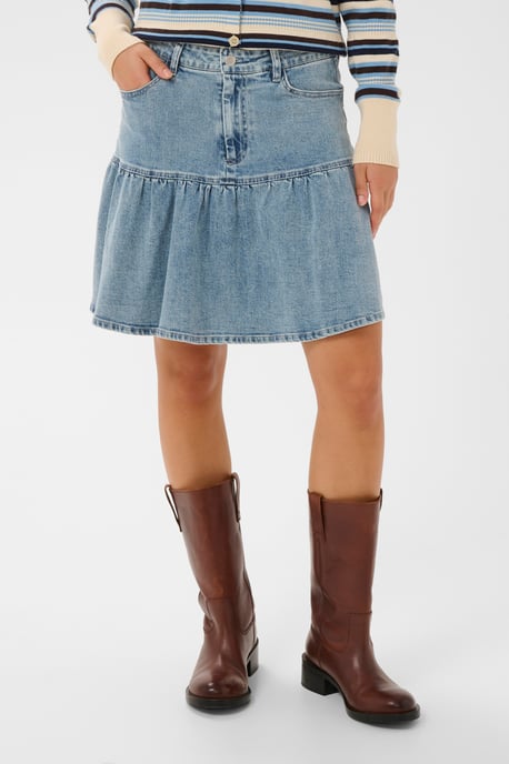 Denim rok PolinaSZ Denim rok A-shape - Image 3