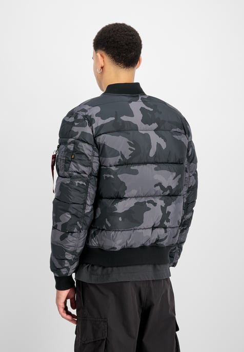 MA-1 Puffer Bomber Camo Bomber Jacket - Image 3