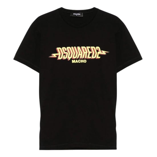 Dsquared2 Macho Logo Cool Fit Svart T-shirt - Image 1