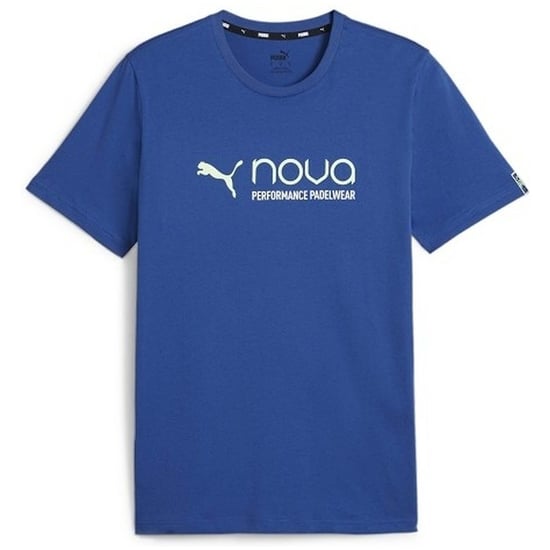 Puma Individual Mens Blue Padel T-Shirt - Image 1