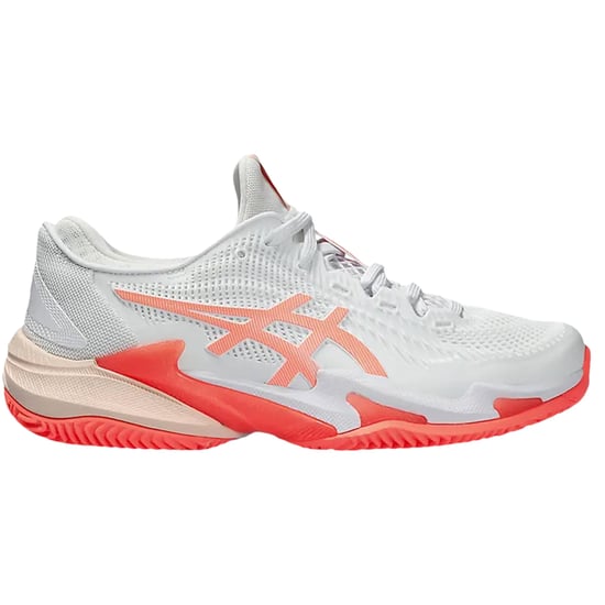 Asics Court FF 3 Clay Womens White Tennis Shoes - Image 1