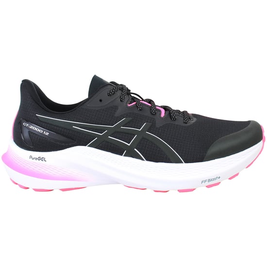 Asics GT-2000 12 Lite-Show Womens Black Running Shoes - Image 1