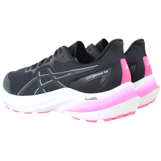 Asics GT-2000 12 Lite-Show Womens Black Running Shoes - Image 3