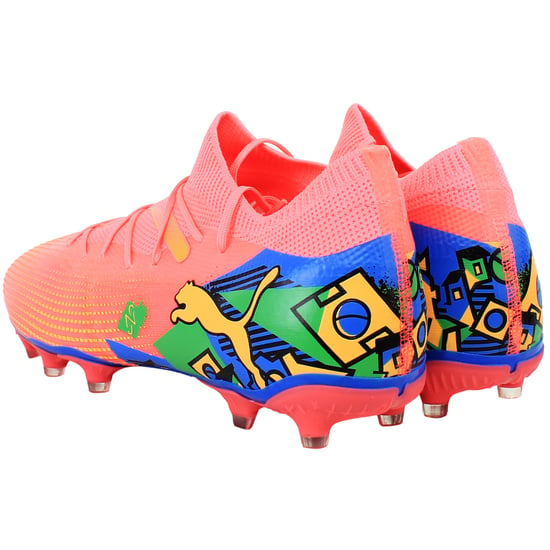 Puma x Neymar Jr Future 7 Match FG/AG Mens Pink Football Boots - Image 3