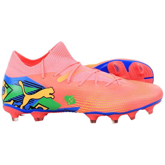 Puma x Neymar Jr Future 7 Match FG/AG Mens Pink Football Boots - Image 4