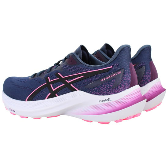 Asics GT-2000 12 Womens Dark Purple Running Shoes - Image 3
