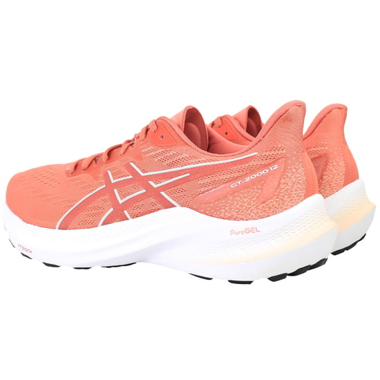 Asics GT-2000 12 Womens Orange Running Shoes - Image 3