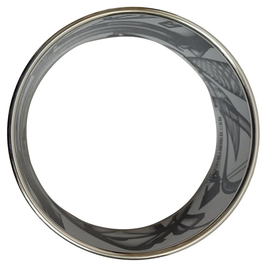 Hermès Please, Check-In Bangle Bracelet in Black Metal - Image 4