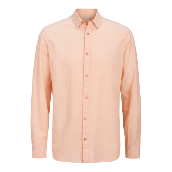 Jack & Jones Overhemden Linnen Shirt Roze - Image 1