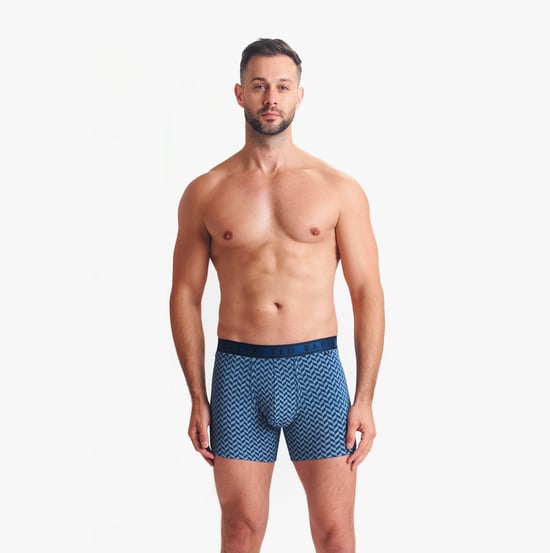 Ted Baker Ted Baker 3-pack Cotton Boxer Briefs Mens Boxer Briefs Navy/rovelli Blue/heather Grey - Image 4