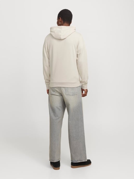 Jack & Jones Hoodies Luke Sweat Hood Beige - Image 4