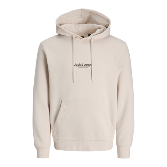 Jack & Jones Hoodies Vesterbro Sweat Hood Beige - Image 1