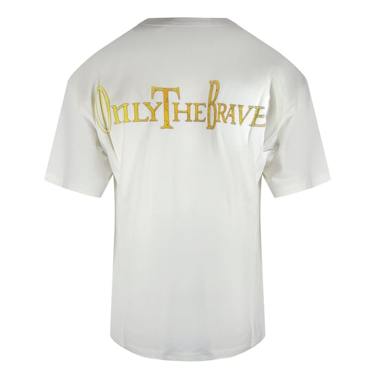 Diesel Gold Logo Wit T-shirt - Image 2