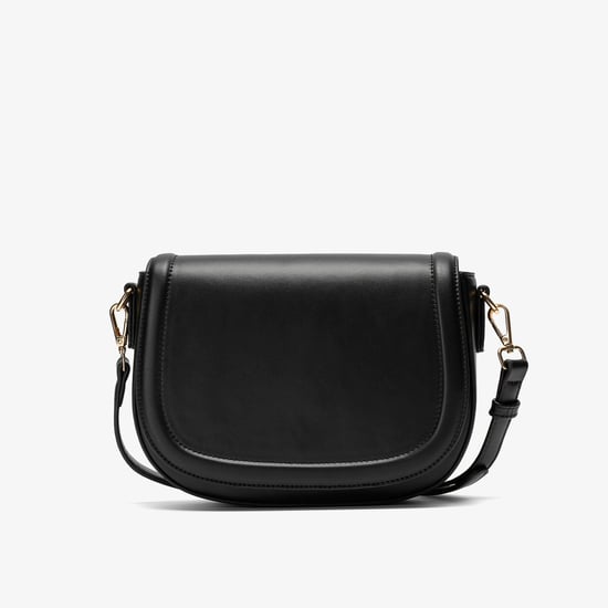 Livia Saddle Black Bags - Image 1