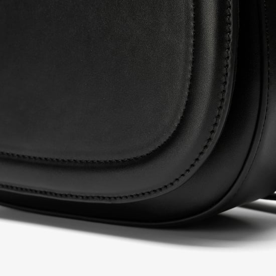 Livia Saddle Black Bags - Image 5