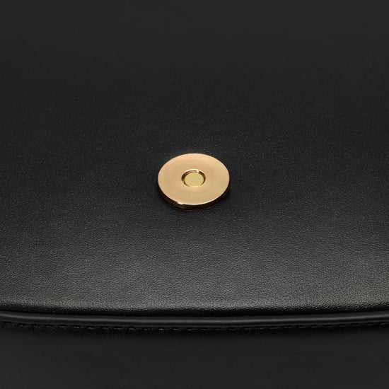 Livia Saddle Black Bags - Image 6