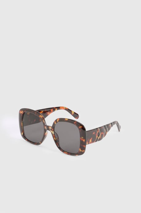 Tortoiseshell Oversized Sunglasses - Image 2