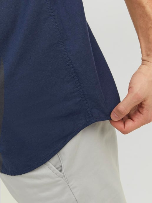 Jack & Jones Overhemden Summer Korte Mouw  Blauw - Image 5