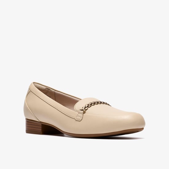 Juliet Mia Cream Leather Shoes - Image 4