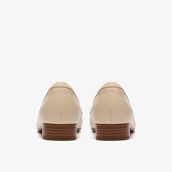 Juliet Mia Cream Leather Shoes - Image 5