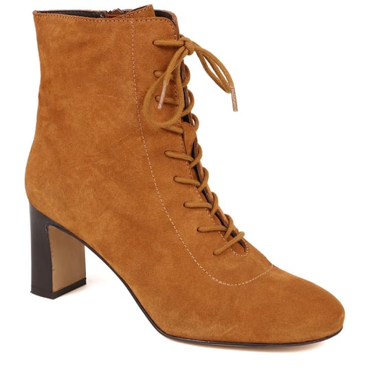 Jones Bootmaker Lorah Leather Lace-Up Boots - Image 1