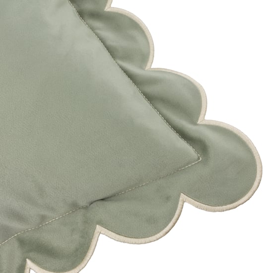 Furn Lil Scallop Velvet Cushion Cover - Image 4