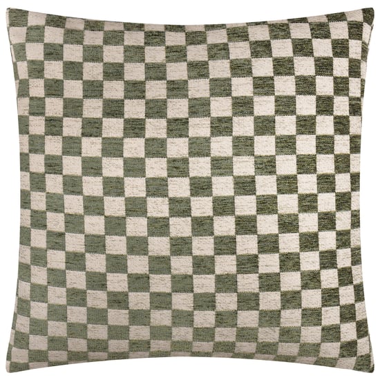 Hoem Larro Chenille Checkerboard Cushion Cover - Image 1