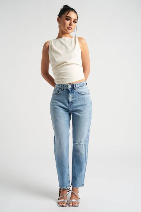 Ripped Mom Jeans - Image 2
