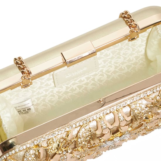 Dune Accessories Eberkeley - Gold Hard Case Floral Clutch - Image 2
