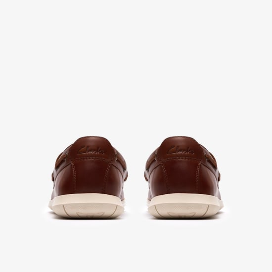 Flexway 2Eye Dark Tan Lea Shoes - Image 5