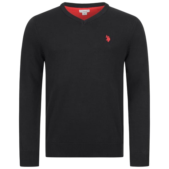 U.S. POLO ASSN. men’s classic fit V-neck sweater cotton blend - Image 1