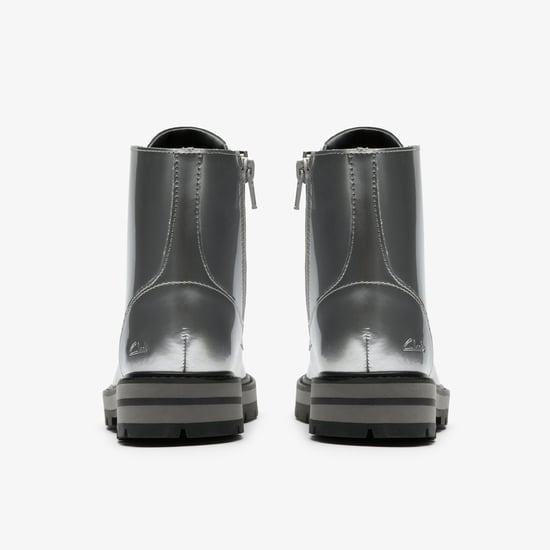 Prague Hill K. Silver Metallic Boots - Image 5