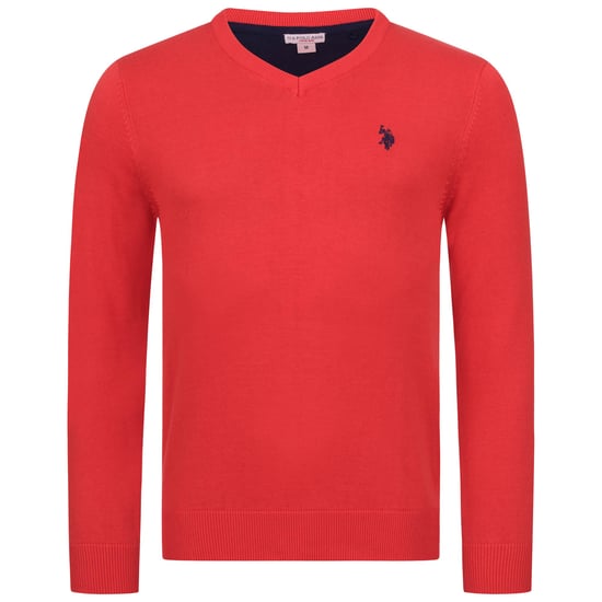 U.S. POLO ASSN. heren V-hals trui Classic Fit van katoenmix - Image 1