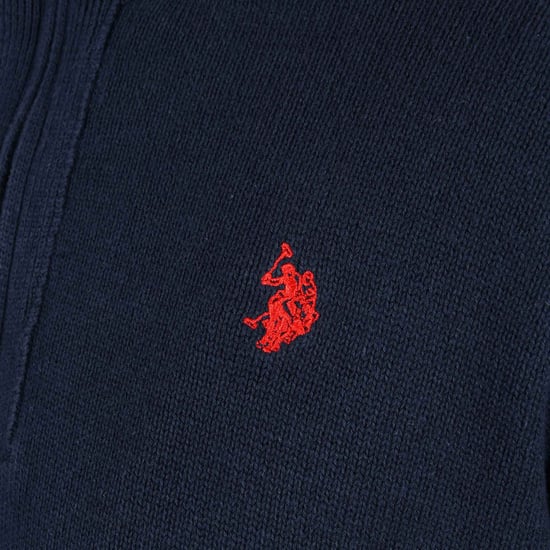U.S. POLO ASSN. men’s Troyer sweater USLogaan 100% cotton - Image 3