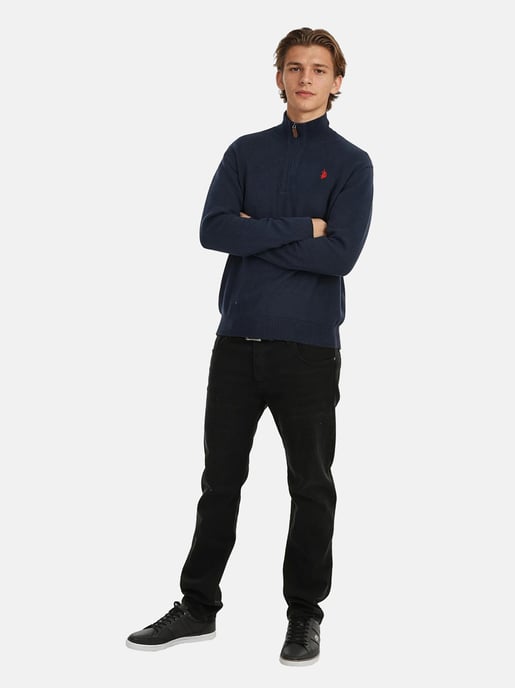 U.S. POLO ASSN. men’s Troyer sweater USLogaan 100% cotton - Image 6