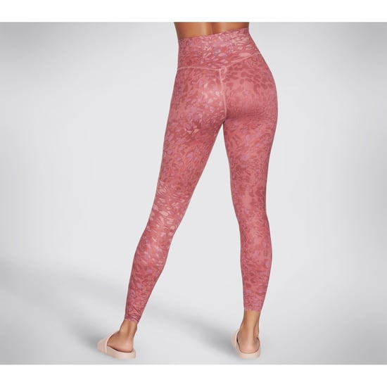Skechers Performance Go Sculpt HW Leopard Leggings Polyester Kvinna Rosa Sportleggings - Image 3