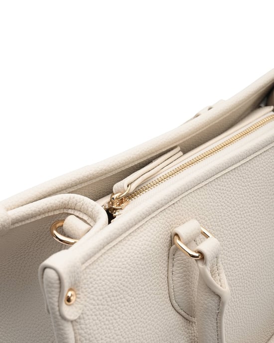 Mario Valentino Beige Polyeten Handväska - Image 4
