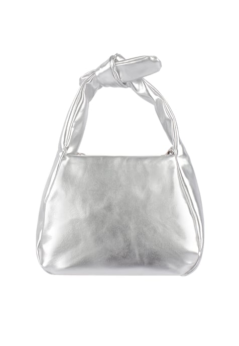 Mymo Metalen tas Dames zilver - Image 1