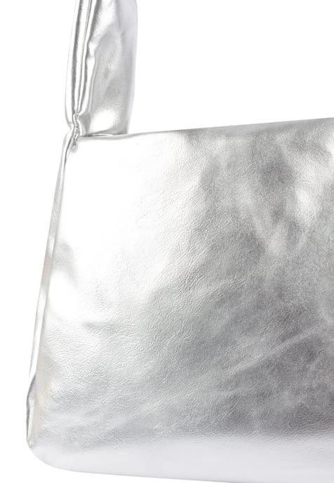 Mymo Metalen tas Dames zilver - Image 5