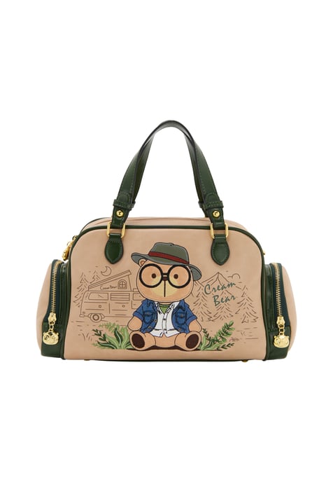 Mymo handtas handtas meisjes Beige Groen - Image 1